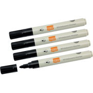 NOBO Whiteboard Marker for whiteboards and flipcharts, round tip 3 mm - set of 4 - Markers