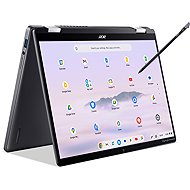 Acer Chromebook Plus Spin 714 Steel Gray Metallic + USI Pen (CP714-1HN-59L1) - Chromebook