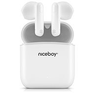 Niceboy HIVE Beans White - Vezeték nélküli fül-/fejhallgató