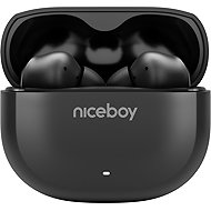Niceboy Pins 4 Black - Vezeték nélküli fül-/fejhallgató