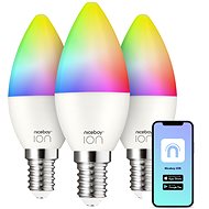 Niceboy ION SmartBulb RGB E14, 6 W, set 3 ks - LED žárovka