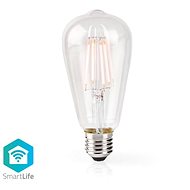 NEDIS Wi-Fi Smart LED Filament Bulb, E27, WIFILF10WTST64 - LED Bulb