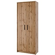 Cheapest furniture NEJBY GIANNI 4 shelves wotan oak wardrobe - Wardrobe