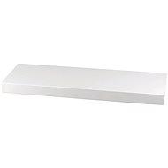 Cheapest furniture - wall shelf Kaleb 60 cm, white high gloss - Shelf