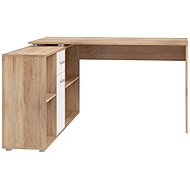 Cheapest furniture Rothing left, oak sonoma/white gloss - Writing Desk