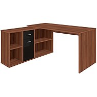 Cheapest furniture Rothing left, plum/black gloss - Writing Desk