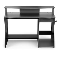 Cheapest furniture Gaming table LUTHEUM, grey/black - Workbench