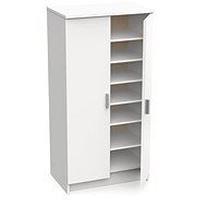 Cheapest furniture STARLING shoe rack 2D, white - Shoe Rack