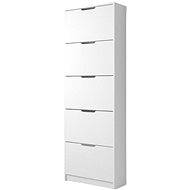 Cheapest furniture PARDAL 5 white - Shoe Rack