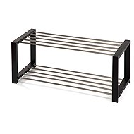 Cheapest furniture Ponzor 2 Shoe rack, black/metal - Shoe Rack