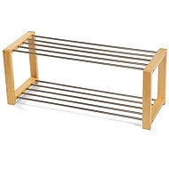 Cheapest furniture Ponzor 2 Shoe rack, natural/metal - Shoe Rack