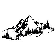 Cheapest furniture Metal wall decoration NN01420 - mountains - Decoration