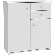 Cheapest furniture Garon 2D2S, white, 5 years warranty - Chest of Drawers