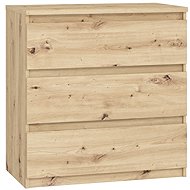 Cheapest furniture HALTO, drawer, oak artisan, 5 years warranty - Chest of Drawers
