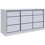 Cheapest furniture Litolaris 180 Komoda, white matt - Chest of Drawers