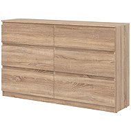 Cheapest furniture Borromeo 6S Chest of drawers, oak sonoma - Chest of Drawers