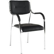THE BEST FURNITURE Maligor, stackable, black - Conference Chair 