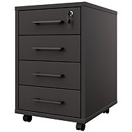 Cheapest furniture NEJBY Gianni Premium Lockable container, anthracite - Office Container