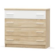 Cheapest furniture Kabir, oak sonoma/white - Chest of Drawers