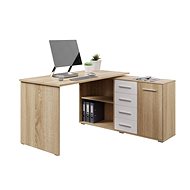 Cheapest furniture Nejby Duke, oak sonoma/white - Writing Desk