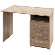 Cheapest furniture - Writing desk with drawers CASEN, sonoma oak - Writing Desk