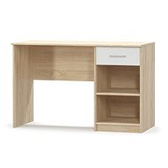 Cheapest furniture - Desk CHACALTAYA, sonoma oak/white matt - Writing Desk