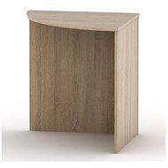 Cheapest furniture - AMPAT corner arched table, sonoma oak - Writing Desk