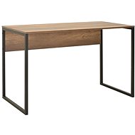 Cheapest furniture - KESERWAN writing desk, metal construction, walnut - Writing Desk