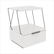 Cheapest furniture Dana, white - Night Stand