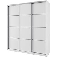 Cheapest furniture Nejby Barnaba 180 cm with sliding doors, 4 drawers and 2 wardrobe rods, white - Wardrobe