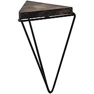Cheapest furniture Wall Shelf Clishham, black/dark walnut - Shelf