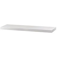 Cheapest furniture Wall shelf Tatum 80 cm, white high gloss - Shelf