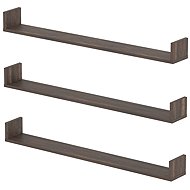 Cheapest furniture Halyor Set of 3 wall shelves 120 cm, mars - Shelf