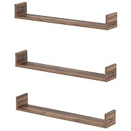 Cheapest furniture Halyor Set of 3 wall shelves 90 cm, lydia - Shelf