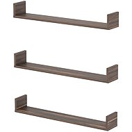 Cheapest furniture Halyor Set of 3 wall shelves 90 cm, mars - Shelf