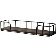 Cheapest furniture Dace, black/dark walnut - Shelf