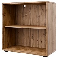Cheapest furniture Low shelf NEJBY GIANNI PREMIUM, oak wotan - Shelving Unit