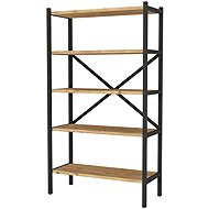 Cheapest Ivelgar furniture, metal, black/pine - Shelving Unit