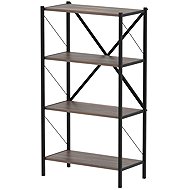 Cheapest furniture Halros, metal, black/mars - Shelving Unit