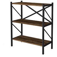 Cheapest furniture Mebru, metal, 86 cm, black/lydia - Shelving Unit