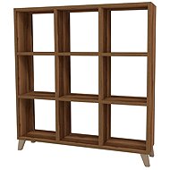 Cheapest furniture Zelbel, walnut - Office Shelf