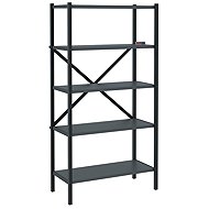 Cheapest furniture Ivelgar, metal, black/anthracite - Shelving Unit