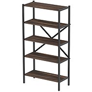 Cheapest furniture Ivelgar, metal, black/mars - Shelving Unit