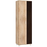 Cheapest furniture Nalise Wardrobe, light sonoma oak/dark sonoma oak - Wardrobe
