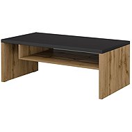Cheapest furniture BONIFACIO, oak wotan/black - Coffee Table
