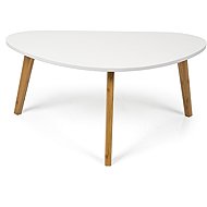 Cheapest furniture TERELXER 85, white/bamboo - Coffee Table
