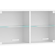 Cheapest furniture Glass hanging cabinet FARGONA, white - Cabinet