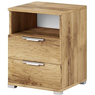 Nejlevnější nábytek Langston 2S, dub wotan - Night Stand