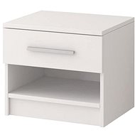 Nejlevnější nábytek Cortona, bílá - Night Stand