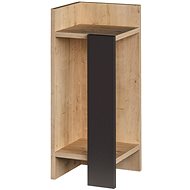 Nejlevnější nábytek Arielle, levý, dub/antracit - Night Stand